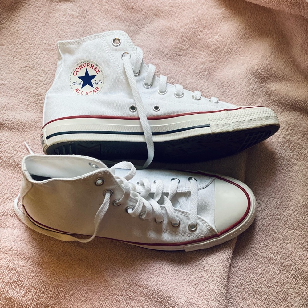 White High Top Converse